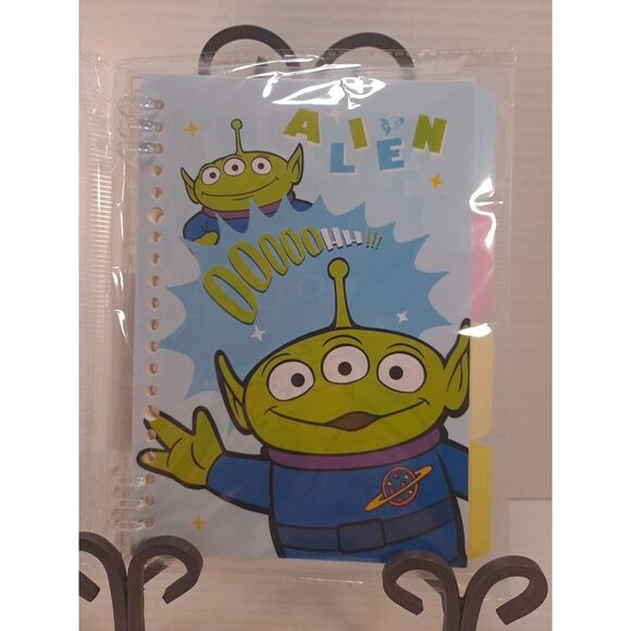 Disney Toy Story Notebook With Alien Cover, 4 Tabs, Detachable Lined Paper Binde - Picture 1 of 7